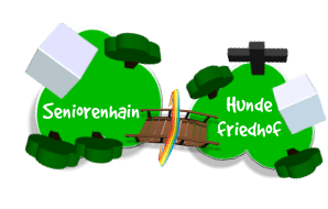 Senioren und Hundefriedhof